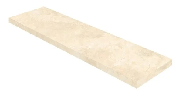 Керамогранит Coliseum Аурелия Уайт Ступень угловая правая (Натуральный, 33х120) в Краснодаре