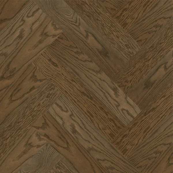 Паркетная доска Quartz Parquet Английская Ёлка Дуб Брауни 33-413 в Краснодаре