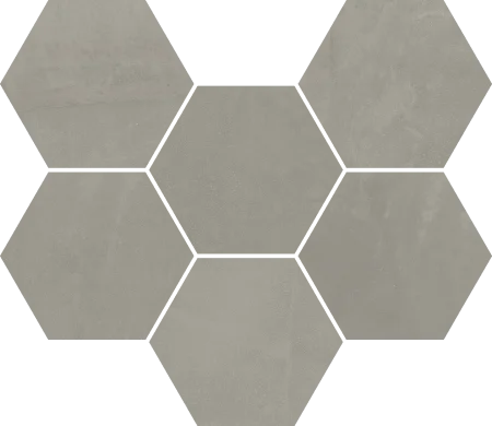 Керамогранит Italon Континуум Айрон Мозаика Гексагон (Натуральная 25х29) в Краснодаре