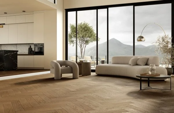 Паркетная доска Quartz Parquet Английская Ёлка Дуб Рустикальный 33-410 в Краснодаре