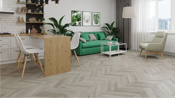 Кварц-виниловая плитка Alpine Floor Chevron Дуб Фантазия ECO 20-1 (2,5 мм. 43 класс) в Краснодаре
