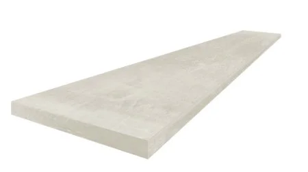 Керамогранит Coliseum Экспо Уайт Ступень угловая левая (Натуральный, 33х60) в Краснодаре