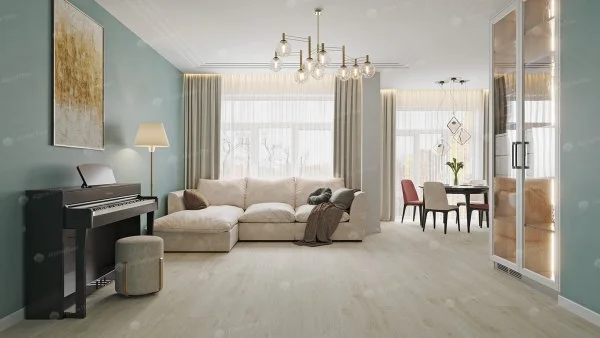 Каменно-полимерная плитка Alpine Floor Solo Модерато ECO 14-11, 3,5 мм 34 класс в Краснодаре