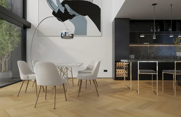 Паркетная доска Quartz Parquet Английская Ёлка Дуб Тоскана 33-407 в Краснодаре