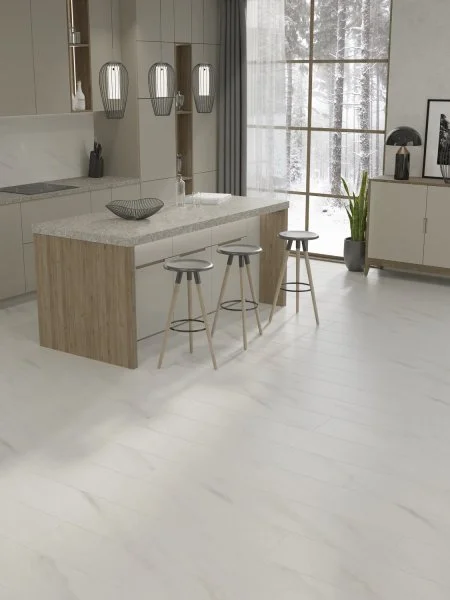 Ламинат Egger PRO 8/33 4V Large Aqua+ Мрамор Леванто белый EPL245 в Краснодаре