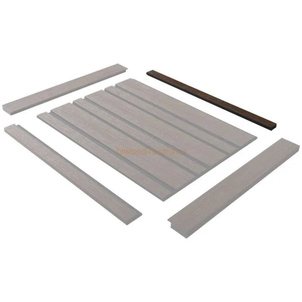 Финишный молдинг LF124B BR396K левый декорированный (31х12х2700мм) в Краснодаре