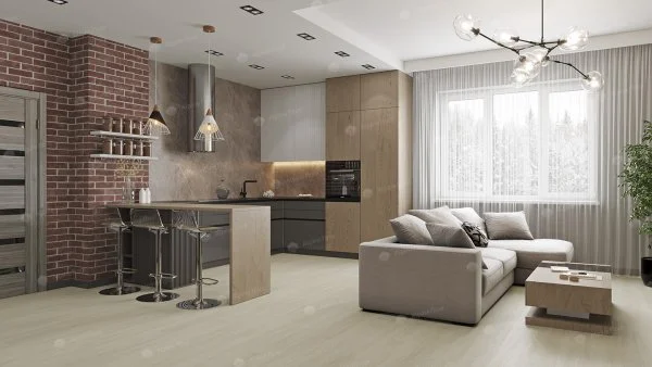 Каменно-полимерная плитка Alpine Floor Solo Ленто ECO 14-5, 3,5 мм 34 класс в Краснодаре