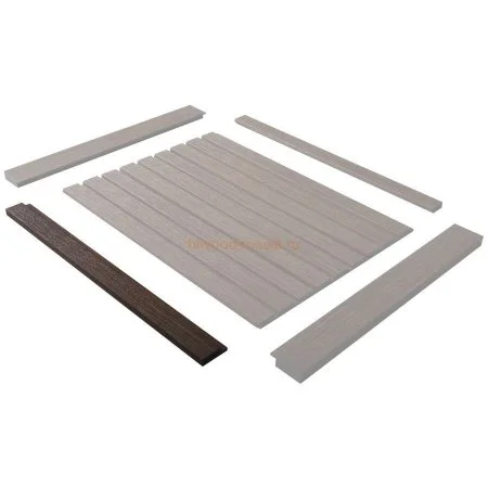 Финишный молдинг LF124A BR396 правый декорированный (42х12х2700мм) в Краснодаре