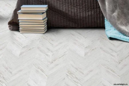 Пробковое покрытие CorkStyle Chevron White в Краснодаре