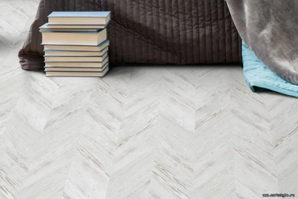 Пробковое покрытие CorkStyle Chevron White в Краснодаре