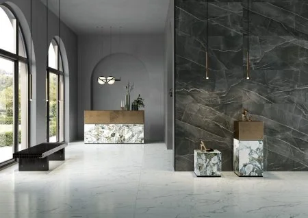 Керамогранит Vitra SityMarble Калакатта Блэк 60х120 (Лаппатированная и Реттифицированная) в Краснодаре