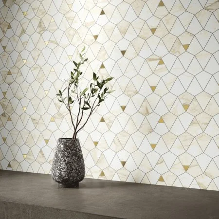 Керамогранит Italon Этернум Каррара Мозаика Вертекс 25.8х30 (Натуральная) в Краснодаре