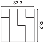 Декоративная панель Orac W102 (33.3x33.3x2.5 см) в #REGION_NAME_DECLINE_PP#